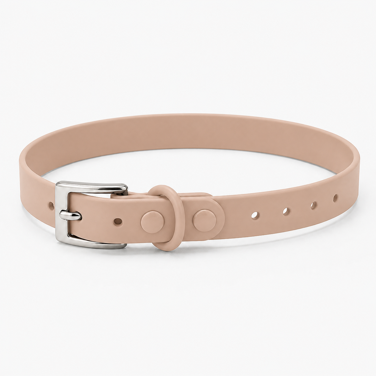 Beige Custom Pet Collar