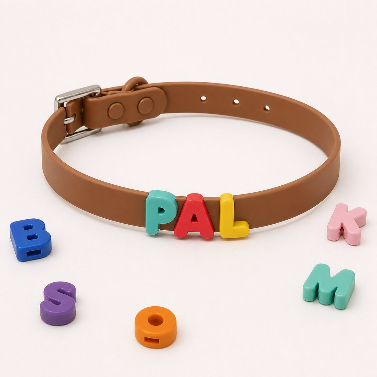 Brown Custom Pet Collar