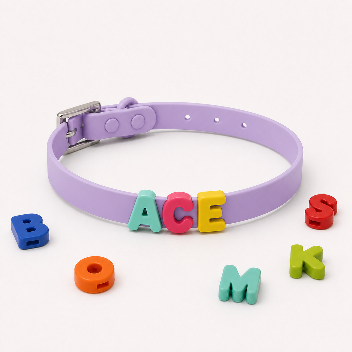 Purple Custom Pet Collar