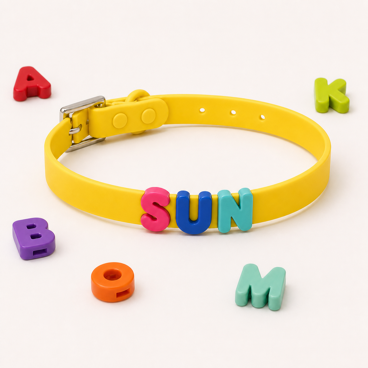 Yellow Custom Pet Collar