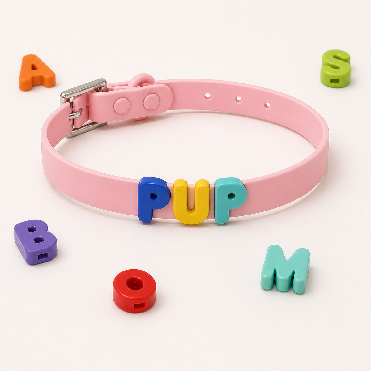 Pink Custom Pet Collar