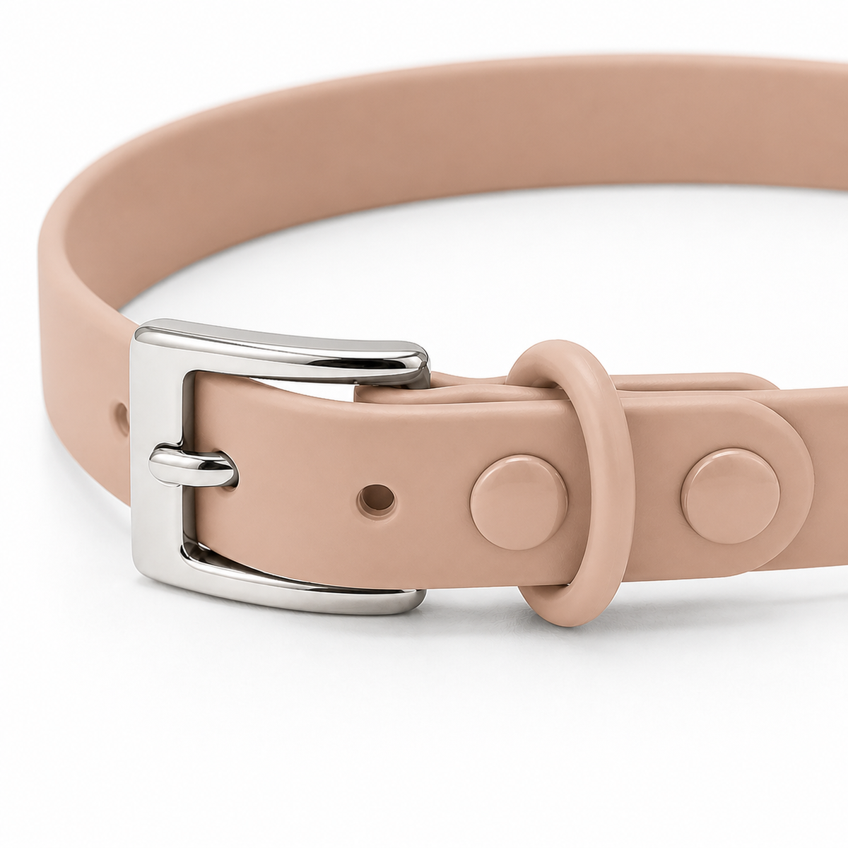 Beige Custom Pet Collar