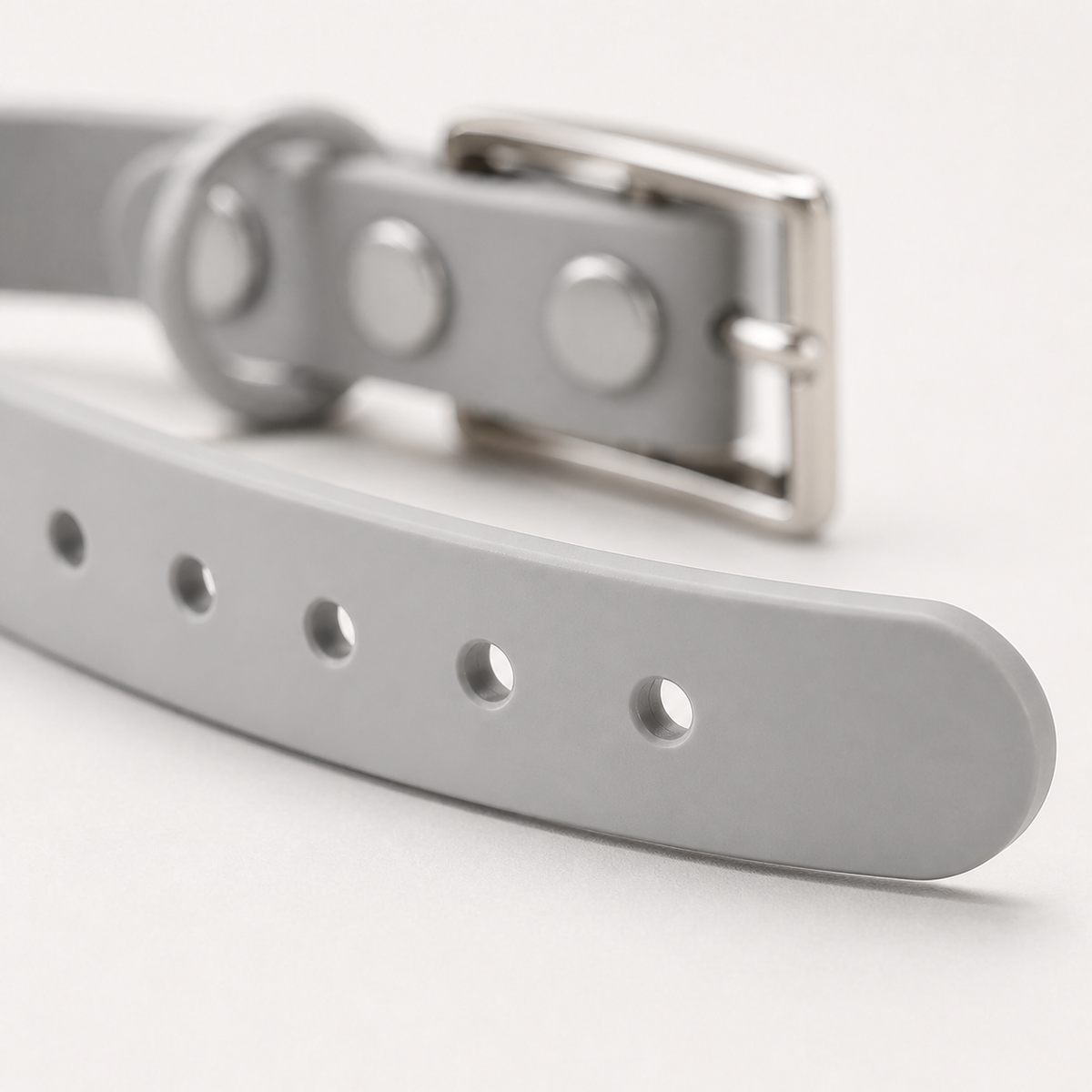 Gray Custom Pet Collar