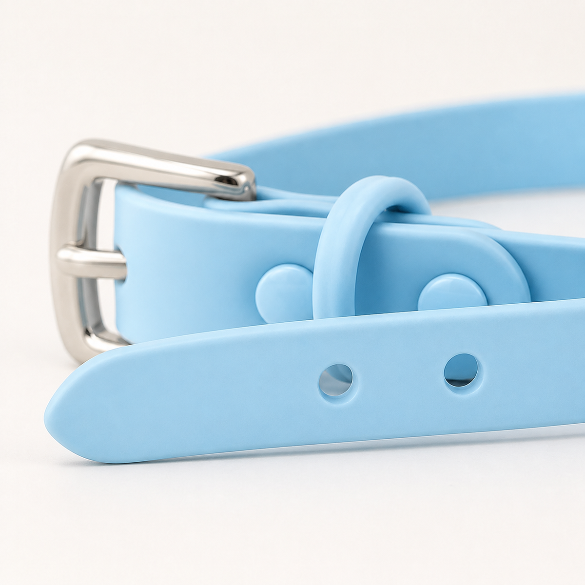 Light Blue Custom Pet Collar