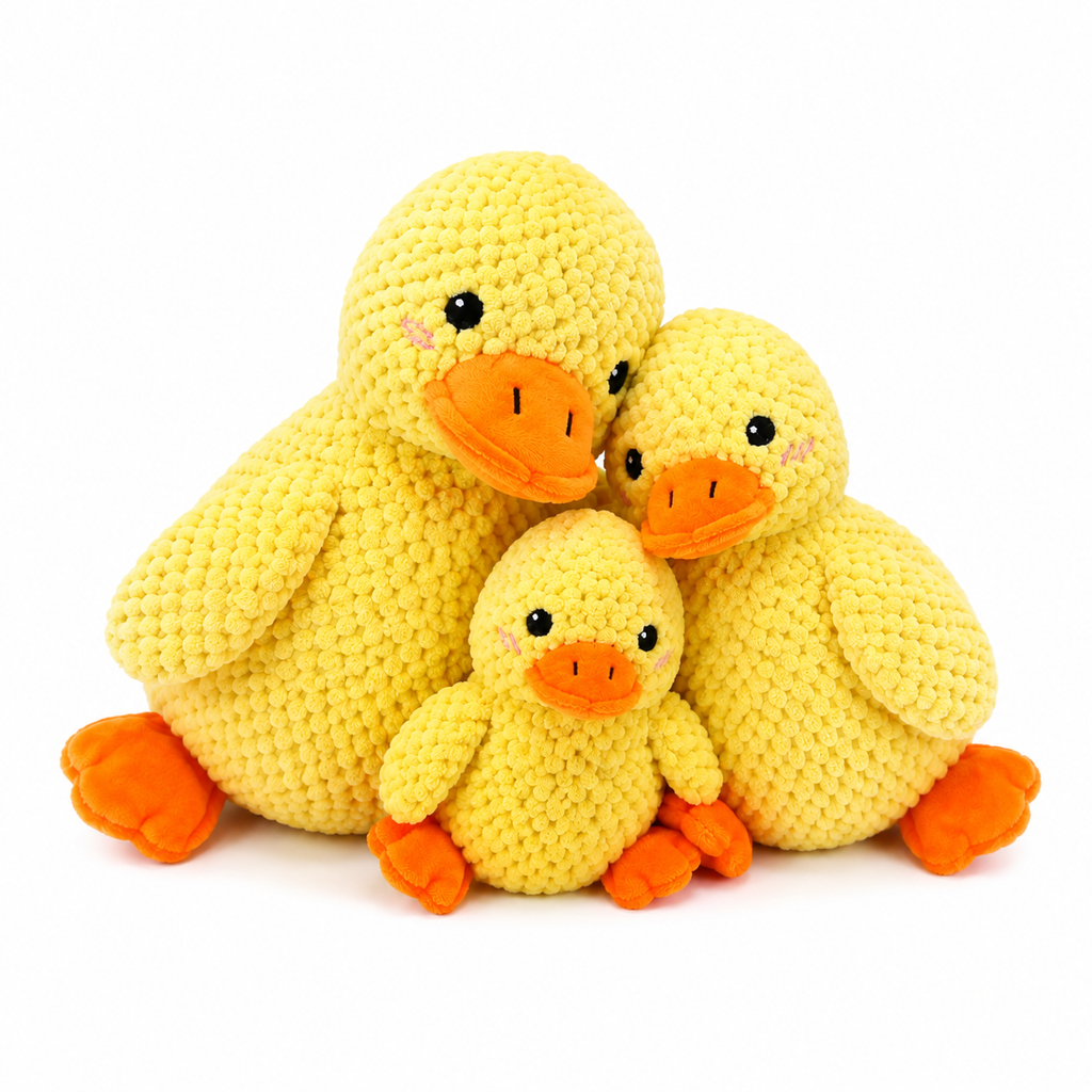 El compañero pato acogedor | Peluche suave con sonido para perros