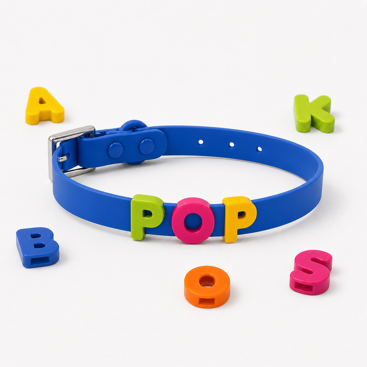 Blue Custom Pet Collar