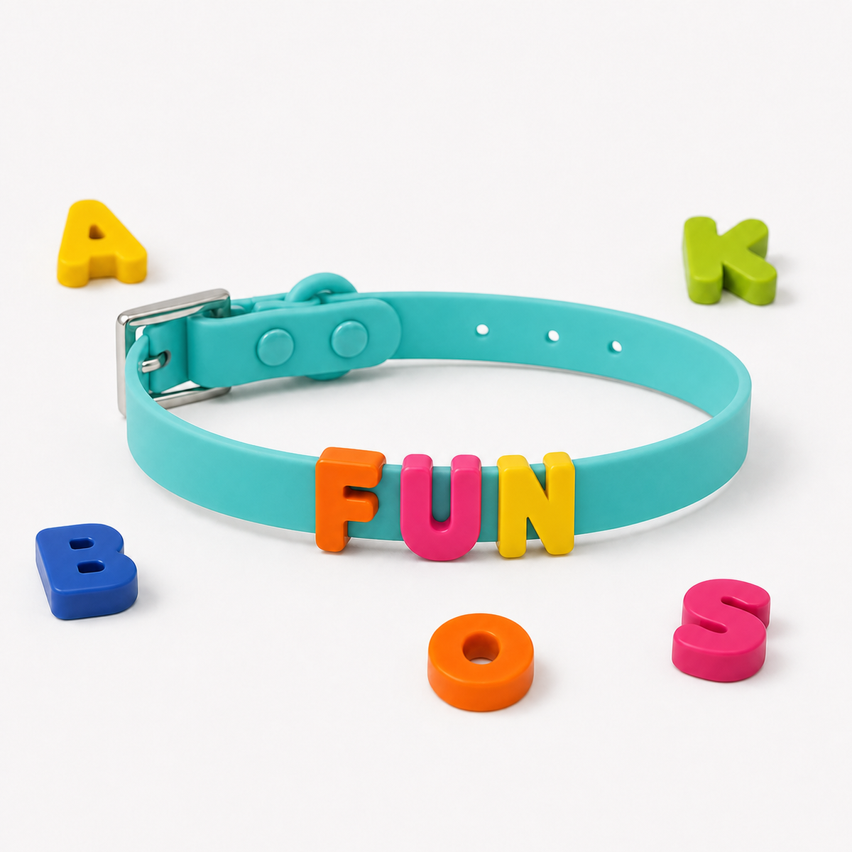 Aqua Custom Pet Collar